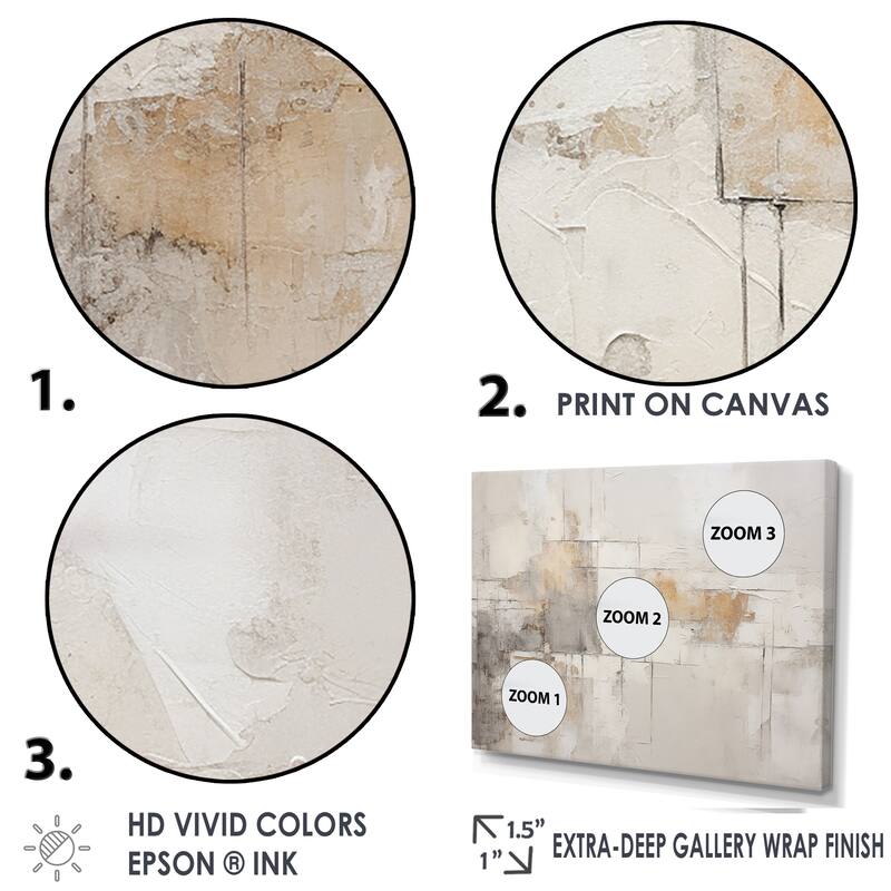 Designart "Minimalism Modern Scandinavian Zen Art I" Modern